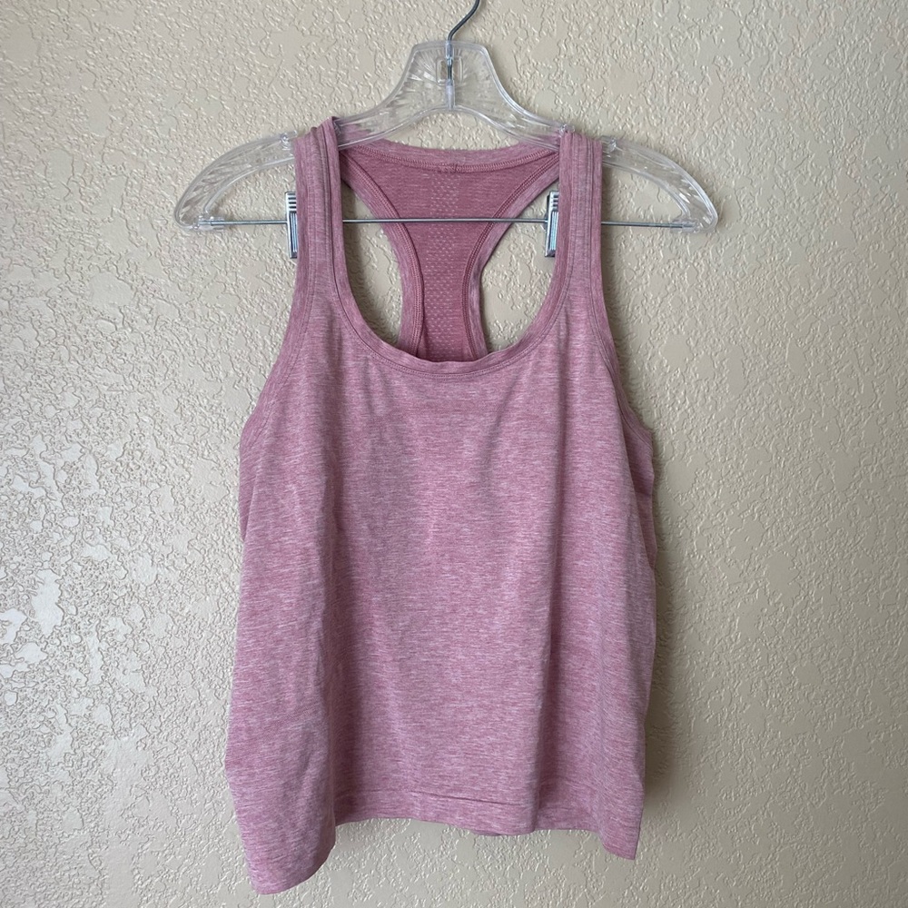 Lululemon Racerback Tank - Size 10 - Heathered Pink